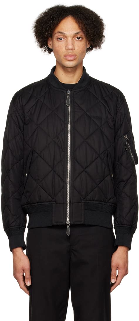 burberry bomber black